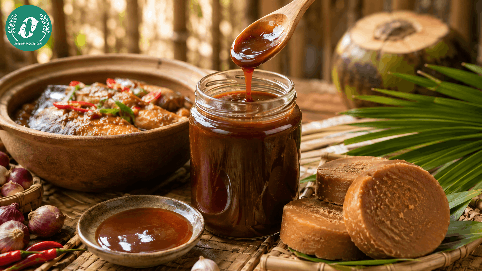 Nước Màu Thốt Nốt An Giang – Bí Quyết Lên Màu Cánh Gián Tự Nhiên Cho Món Kho, Chè Và Bánh 5 Thốt nốt nguyên chất