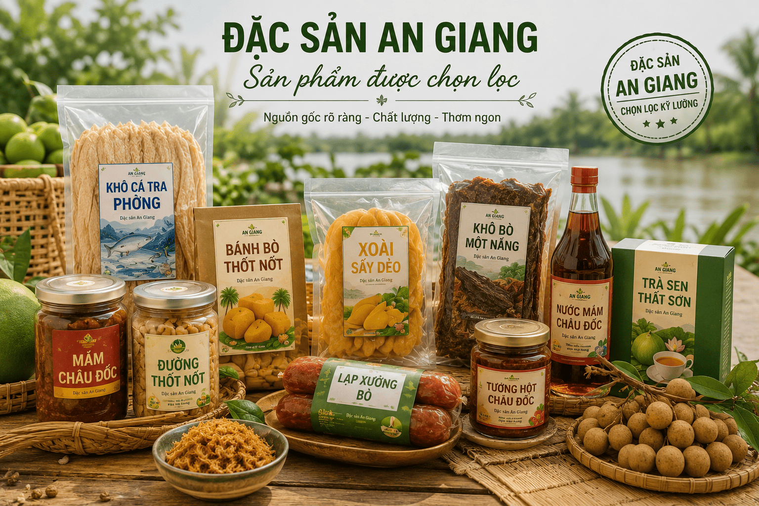 Hỏi đáp mua đặc sản An Giang: Những điều cần biết trước khi đặt mua 5 Các sản phẩm đặc sản An Giang được chọn lọc