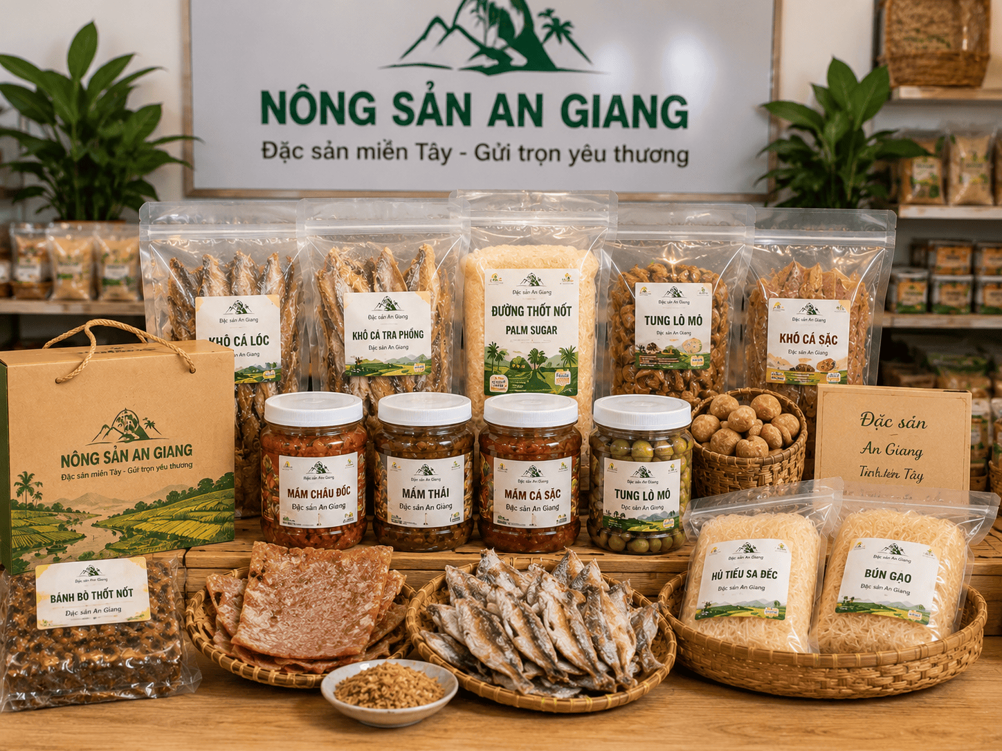 Vùng nguyên liệu An Giang – Nơi tạo nên những sản vật đặc trưng miền Tây 2 Các sản phẩm đặc sản An Giang phù hợp làm quà