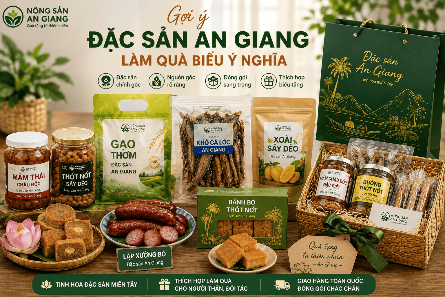 Sản Phẩm Đặc Sản Yêu Thích – Gợi Ý Đặc Sản An Giang Dễ Chọn Mua 6 Gợi ý đặc sản An Giang làm quà biếu