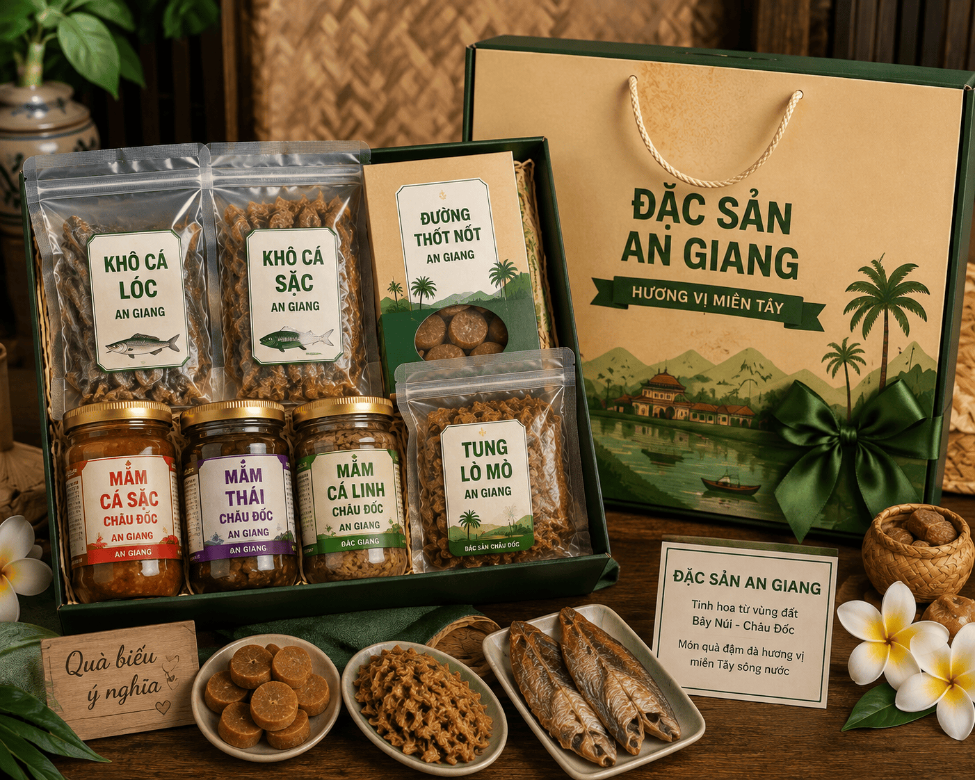 Bộ đặc sản An Giang phù hợp mua làm quà biếu