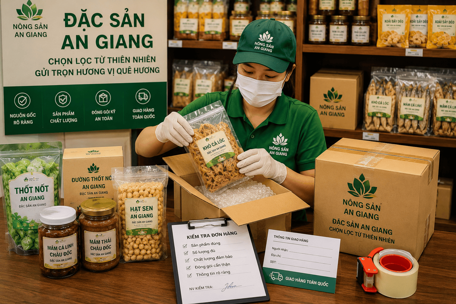 Cửa Hàng Đặc Sản An Giang – Đặc Sản Địa Phương Chọn Lọc, Dễ Đặt Mua 5 Đặc sản và sản phẩm địa phương An Giang