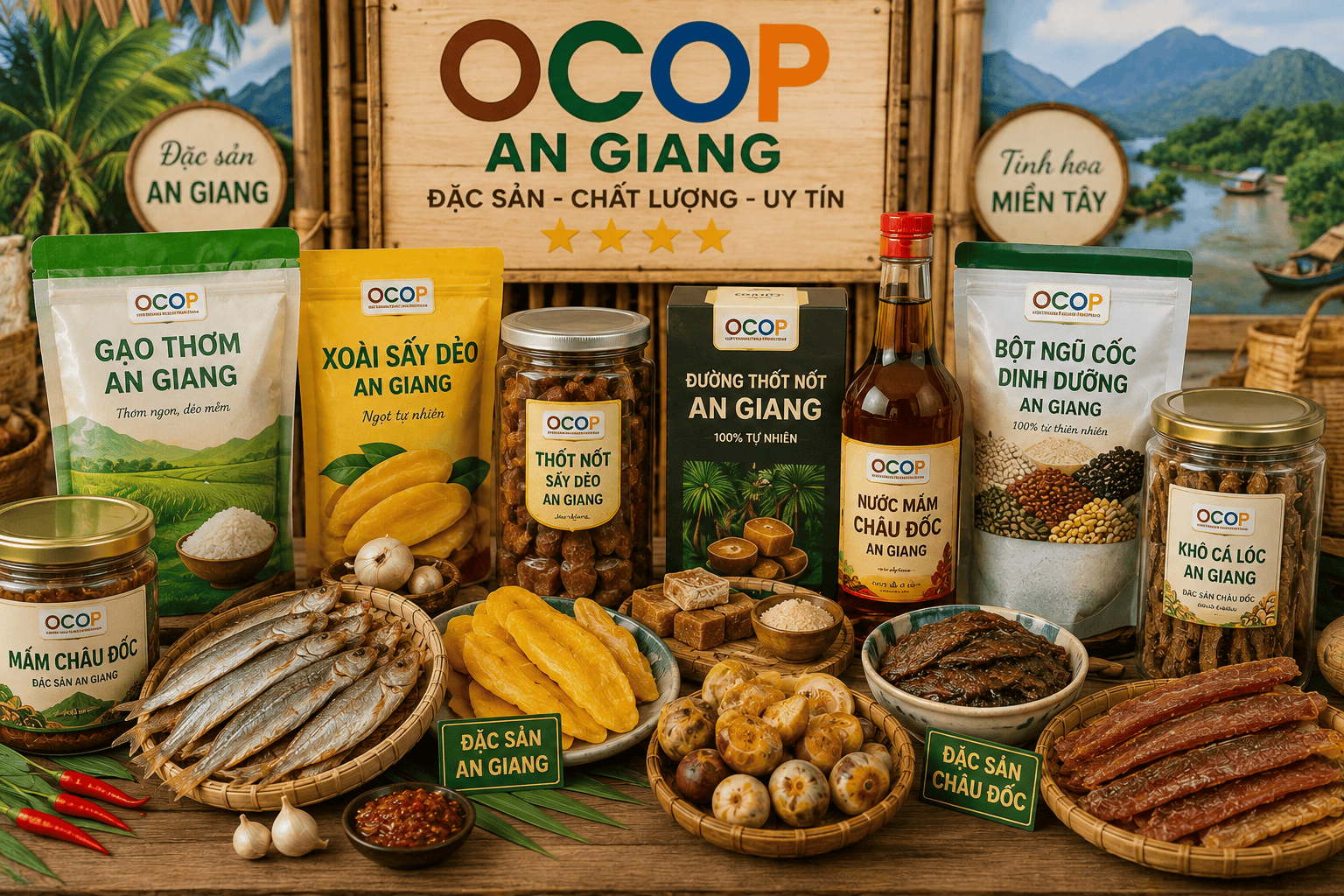 Sản phẩm OCOP An Giang – Đặc sản địa phương chọn lọc, thuận tiện mua online 7 Các sản phẩm OCOP và đặc sản An Giang