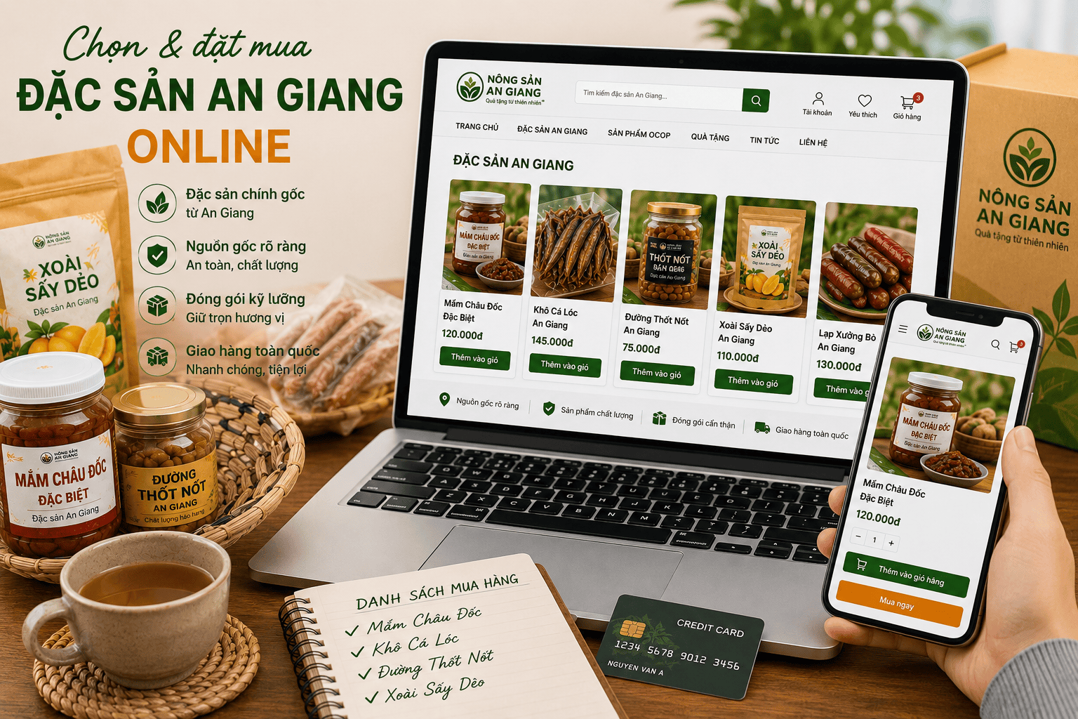 Sản Phẩm Đặc Sản Yêu Thích – Gợi Ý Đặc Sản An Giang Dễ Chọn Mua 4 Chọn và đặt mua đặc sản An Giang online