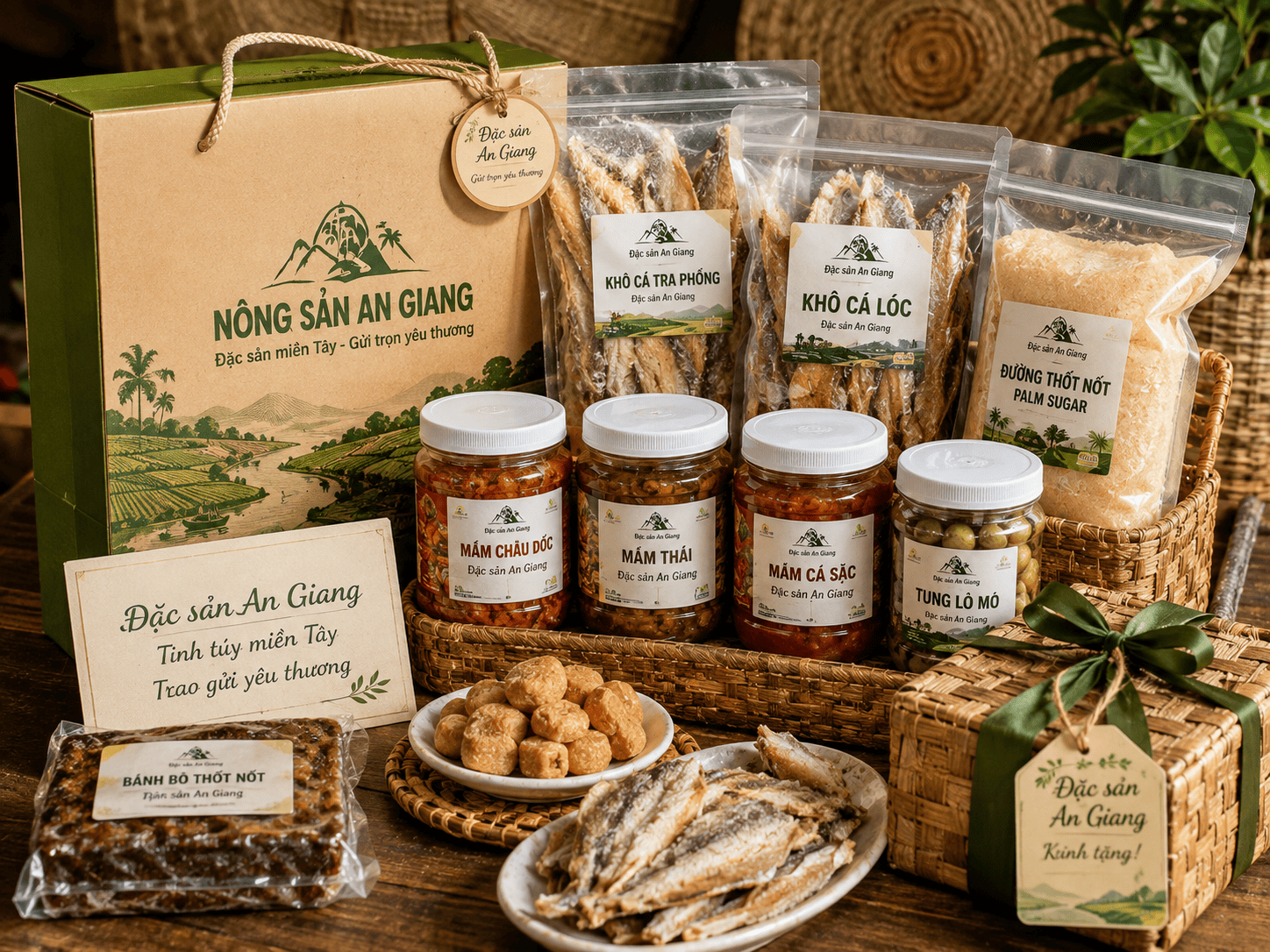 Vùng nguyên liệu An Giang – Nơi tạo nên những sản vật đặc trưng miền Tây 3 Đặc sản An Giang được đóng gói trước khi giao hàng