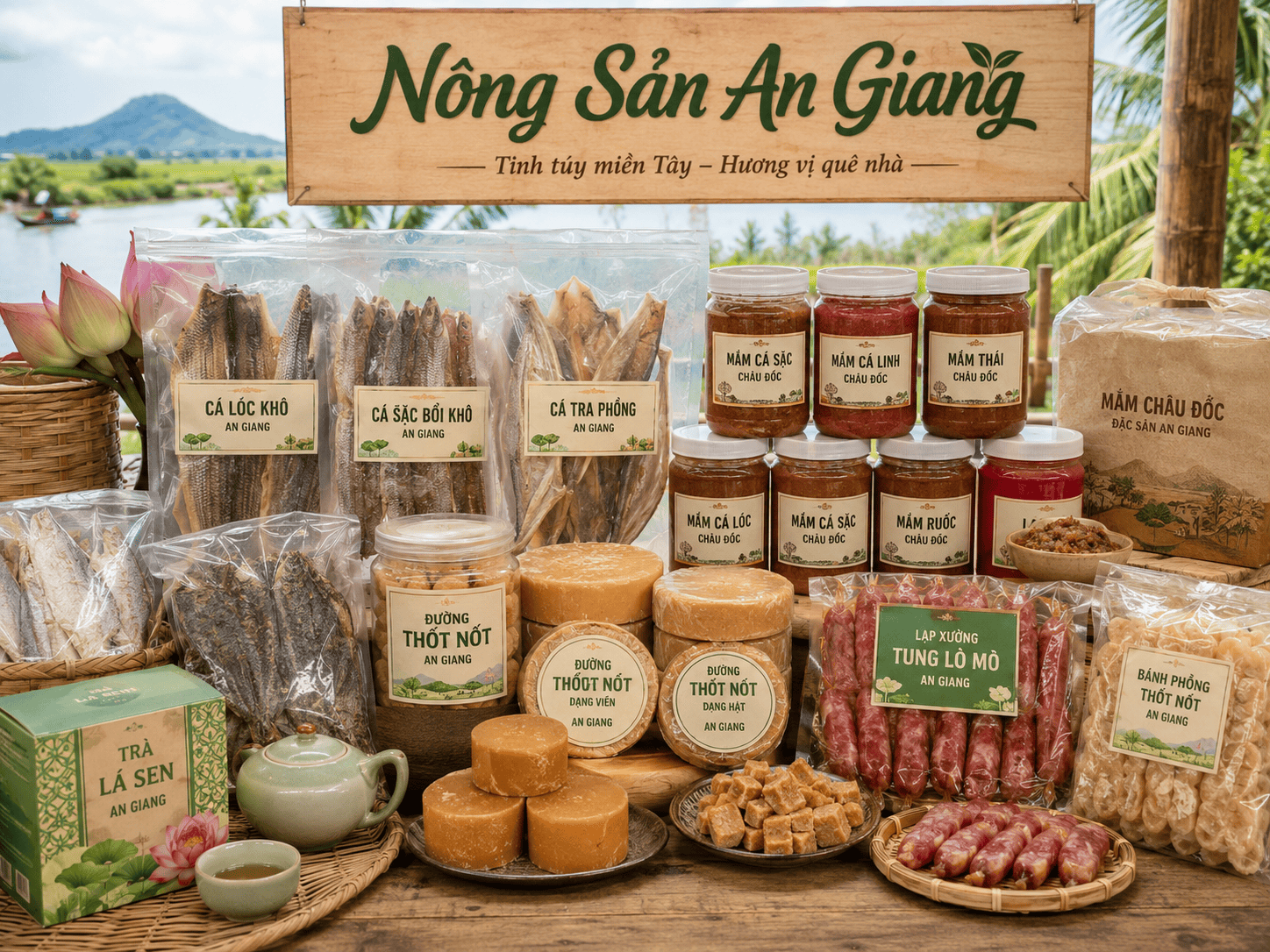 Giới thiệu Nông Sản An Giang – Đặc sản miền Tây gần gũi trong từng sản phẩm 4 Giới thiệu các sản phẩm đặc sản tiêu biểu tại Nông Sản An Giang