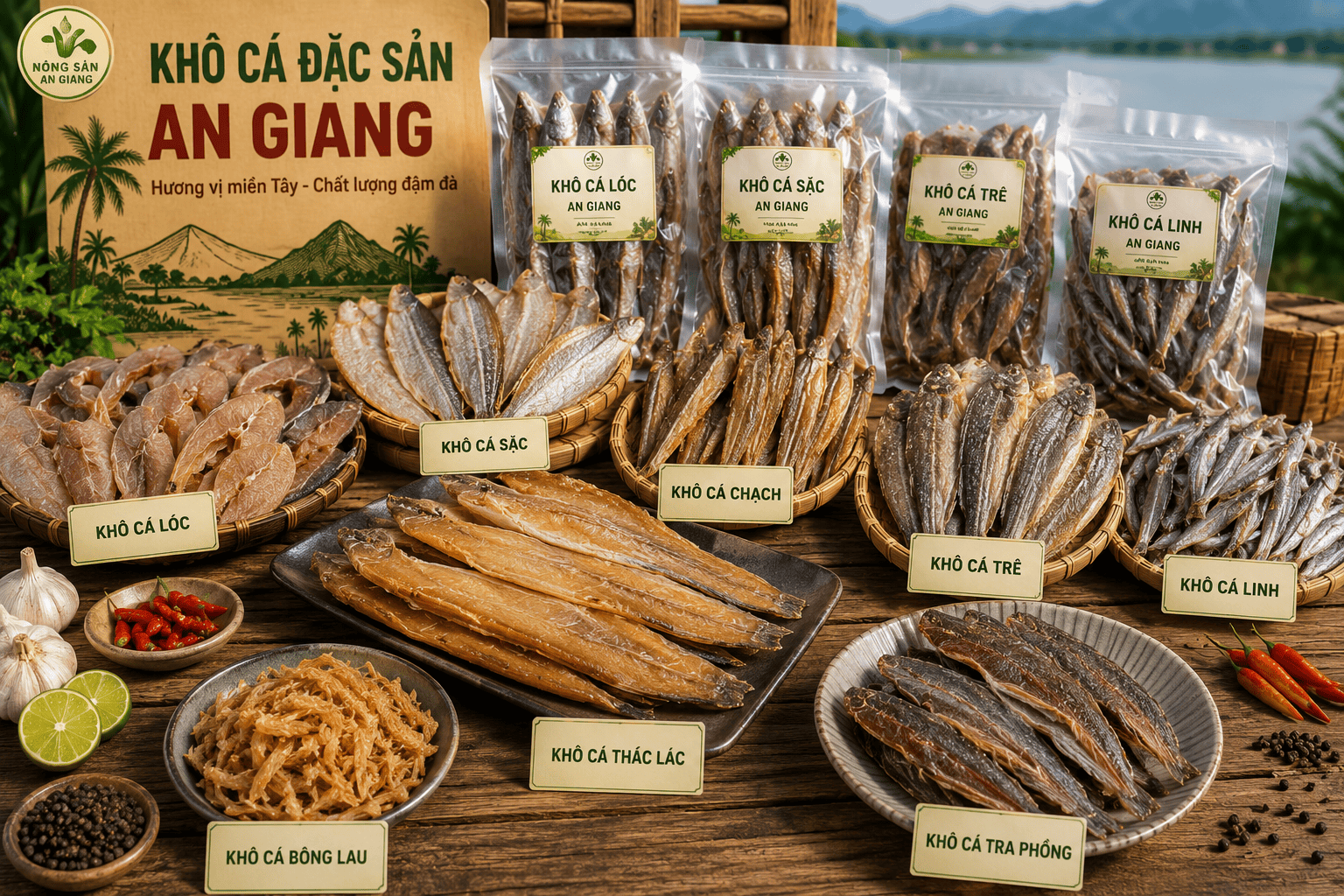 Bảng Giá Đặc Sản An Giang – Xem Giá Và Chọn Sản Phẩm Phù Hợp 7 Các loại khô cá đặc sản An Giang