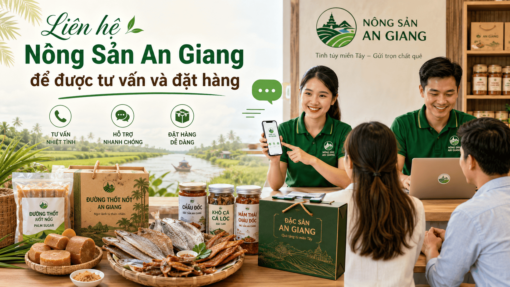 Liên hệ Nông Sản An Giang – Tư vấn sản phẩm và hỗ trợ đặt hàng 7 Liên hệ Nông Sản An Giang để được tư vấn sản phẩm và đặt hàng