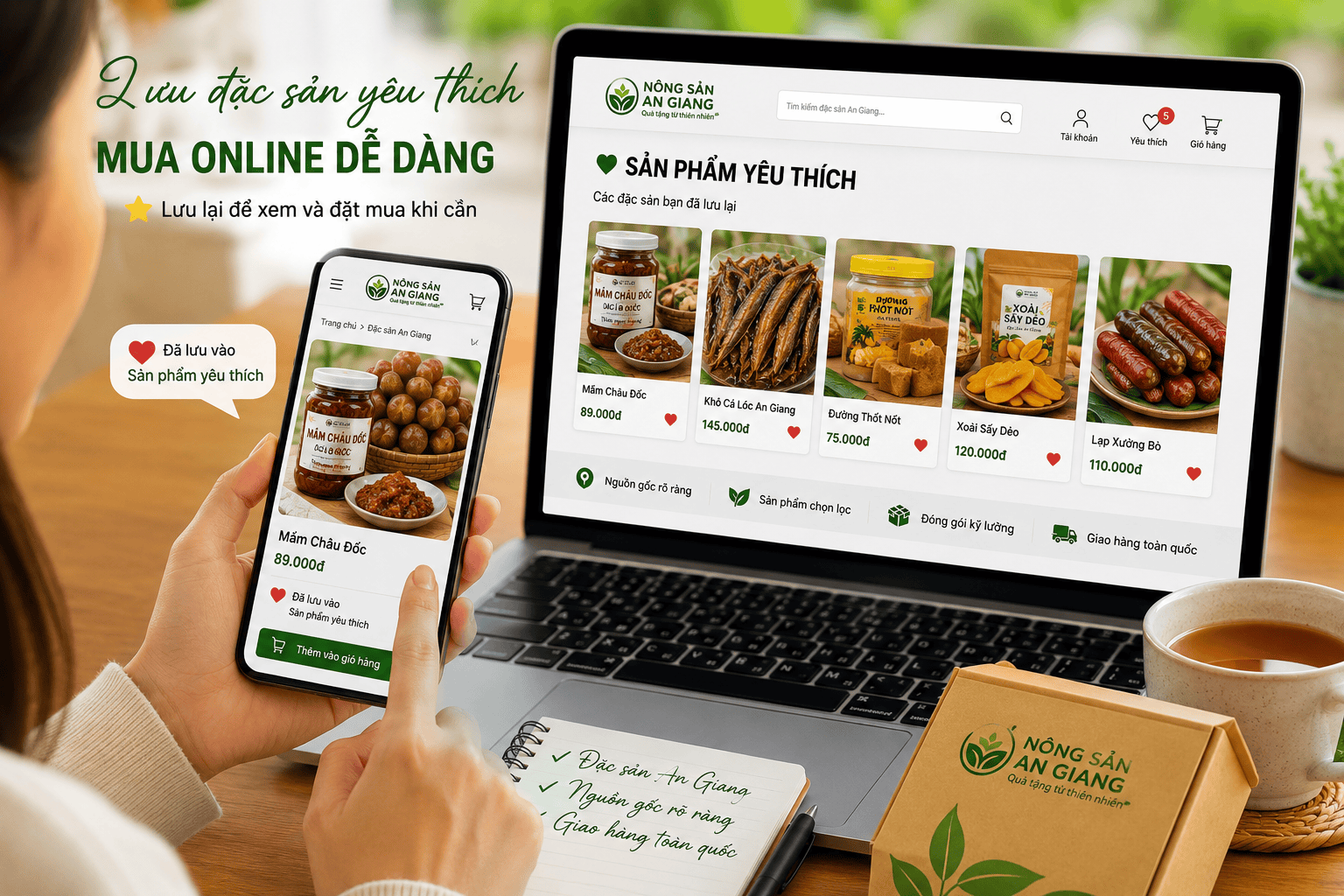 Sản Phẩm Đặc Sản Yêu Thích – Gợi Ý Đặc Sản An Giang Dễ Chọn Mua 2 Khách hàng lưu đặc sản yêu thích khi mua online