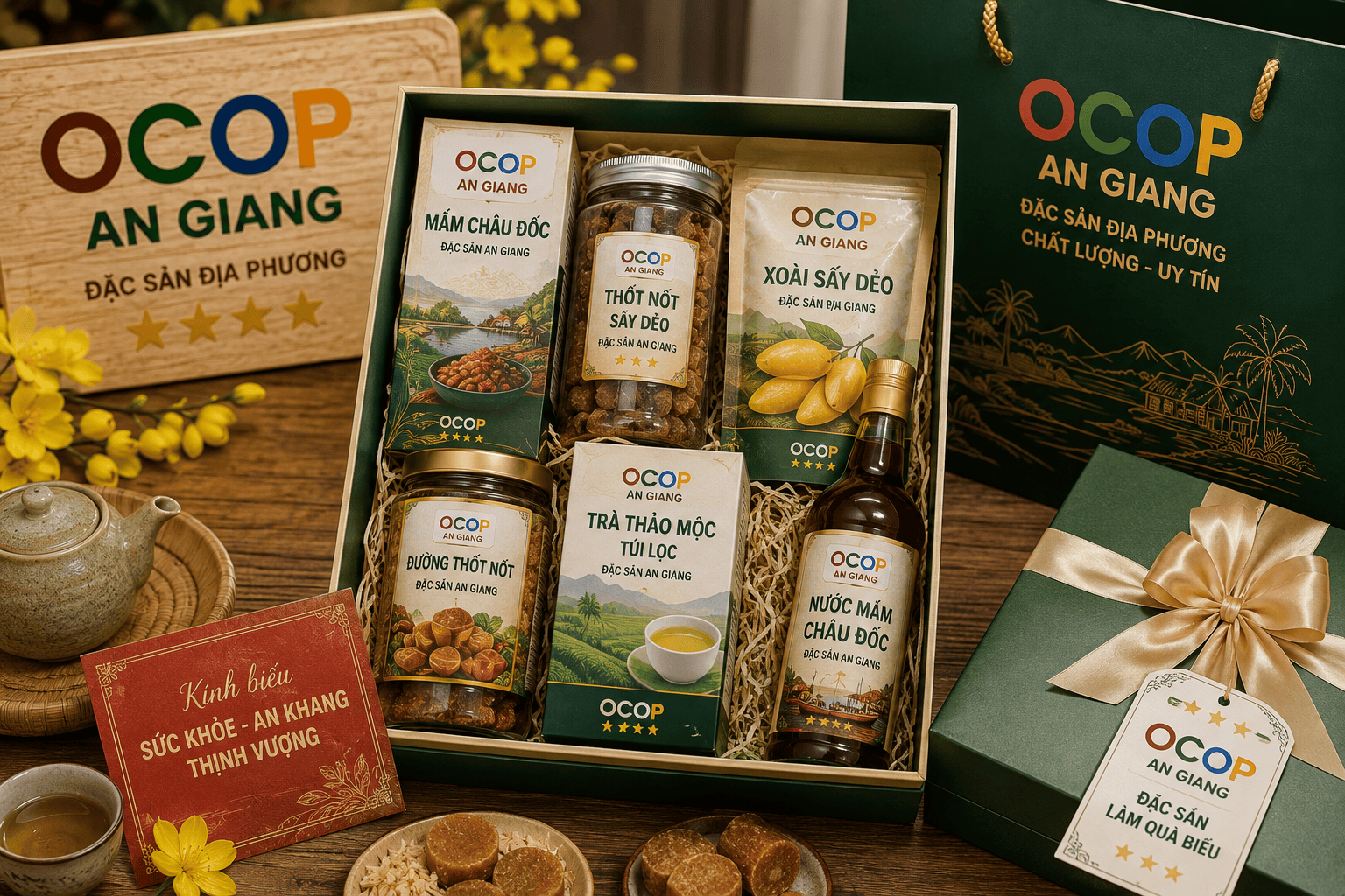 Sản phẩm OCOP An Giang – Đặc sản địa phương chọn lọc, thuận tiện mua online 2 Sản phẩm OCOP An Giang phù hợp làm quà biếu